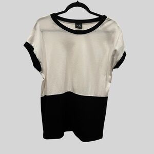 Ruti Black and White Women's Top